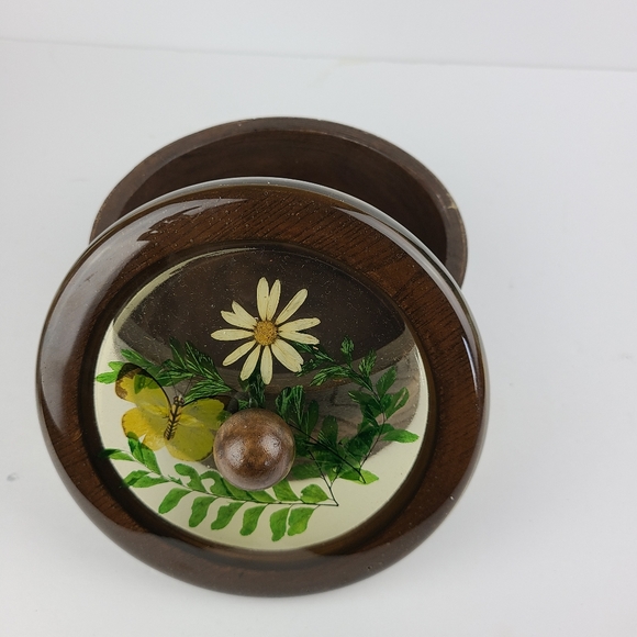 Vintage Mid-century wooded catch all
